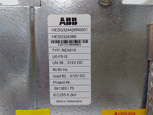 ABB REX010 HESG324426R0001 HESG324389 — изображение 5